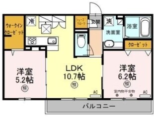 ロイジェントパークス レイクタウンⅢ Oの物件間取画像